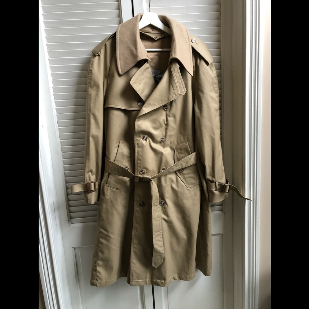VTG Stormport Khaki Trench Coat Men’s 40S